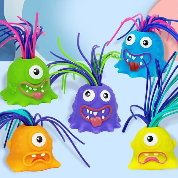 Hair Pulling Screaming-Monster Doll Cute Cartoon Animal Sensory Toy for Home Carousel 2