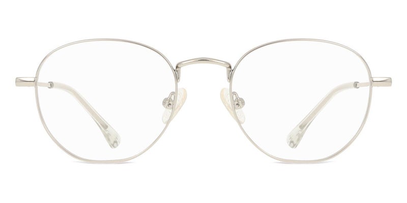 Full Rim Oval Silver SmartBuy Collection Hokk M298A 47 Fashion Unisex Eyeglasses Carousel 1