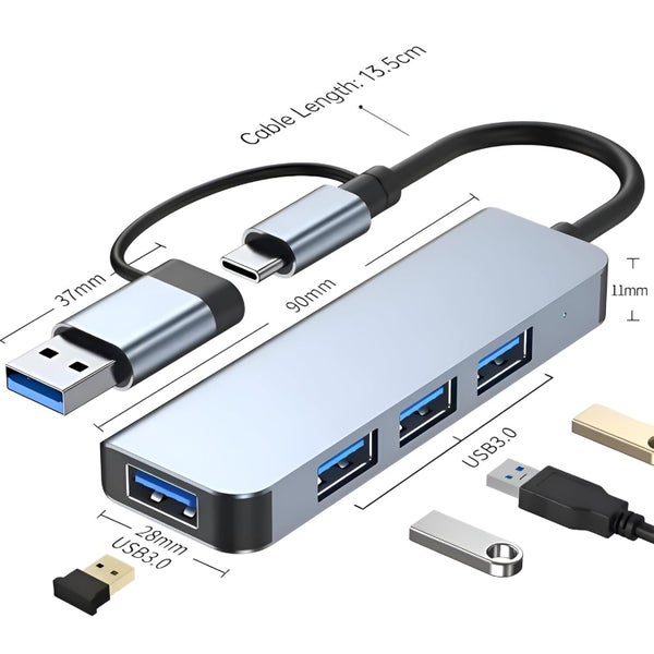 USB Hub USB C 2 in 1 Carousel 1