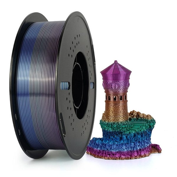 Silk PLA Rainbow Universe 1kg Carousel 1