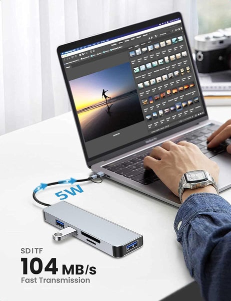 USB Hub card Reader Carousel 7