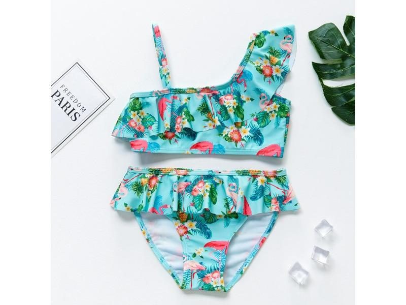 Girls Bikini Children Swimwear Kids 2 Piece Set Carousel 1