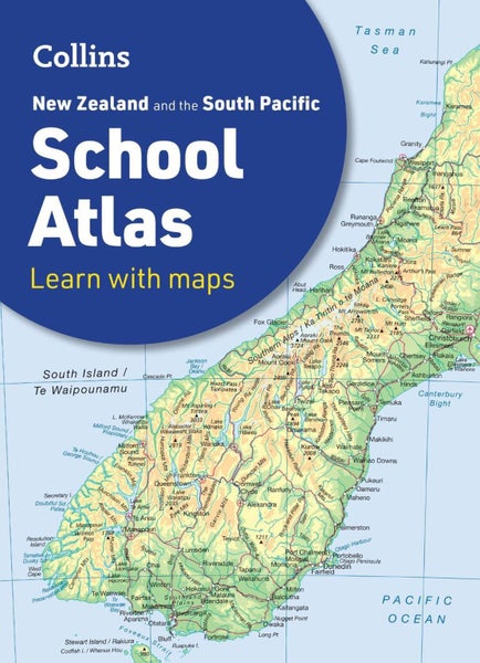 Collins New Zealand and the South Pacific School Atlas by Collins Maps - Paperba Carousel 1