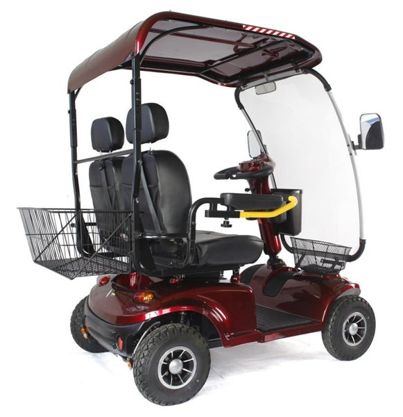 8 Year Battery Warranty. LiFePO4. 100km. IM4-L43 Dual Seat Retirement Village. Carousel 5