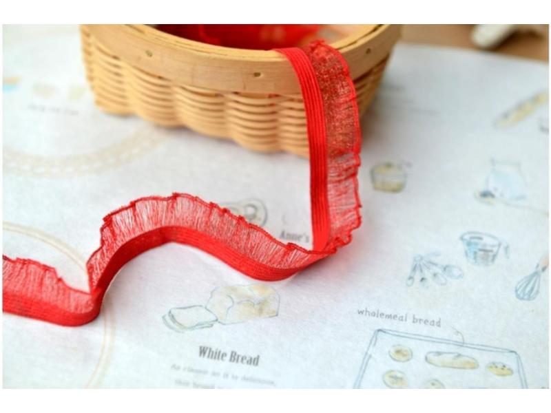 M801 2cm High Quality Lace Accessories For Clothing Garment Stretch Lace Carousel 1