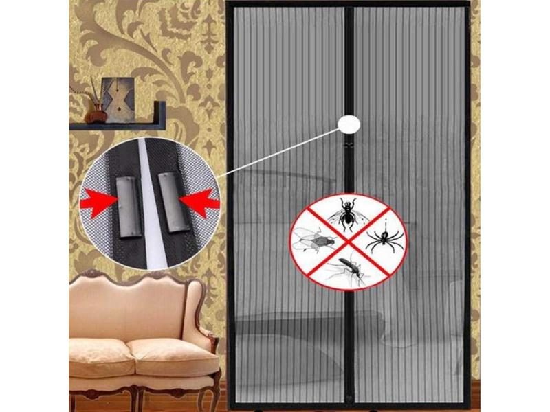 Hot Summer Anti Mosquito Insect Fly Bug Curtains Magnetic Net Mesh Automatic Carousel 1