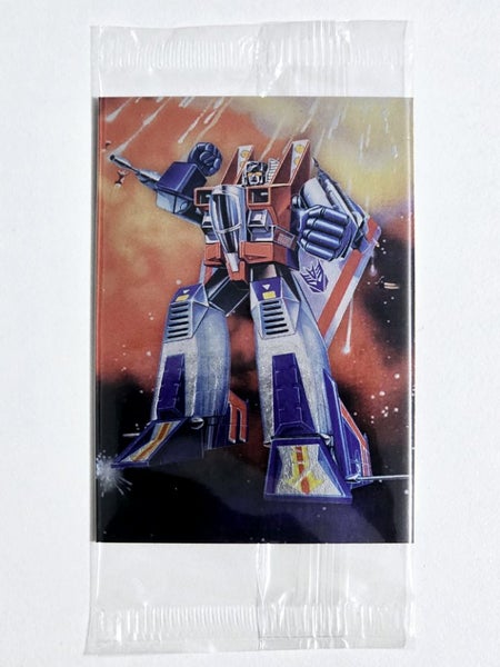 2024 Transformers 40th Anniversary #4 Starscream Silver Foil Limited - Sealed Carousel 1