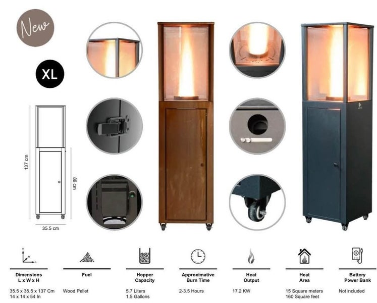Wood Pellet Heater **Free Delivery North Island** Carousel 5