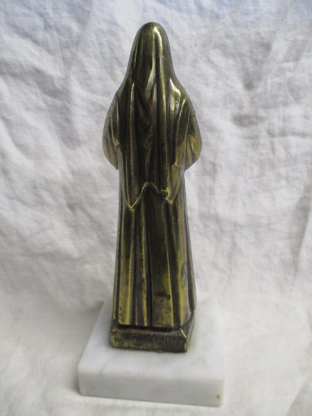 A Small Figurine - St Rita - Mount on Marble Base - 8462 Carousel 2