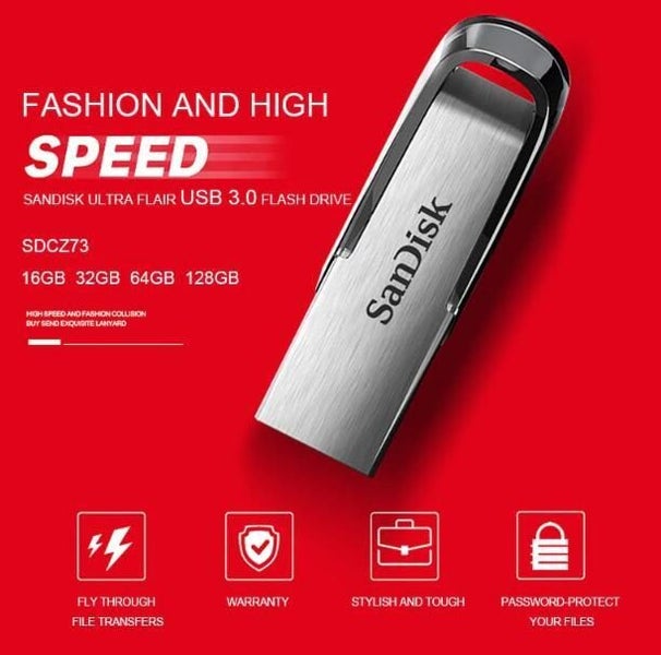 SanDisk Ultra Flair 64GB USB 3.0 Flash Drive Carousel 2