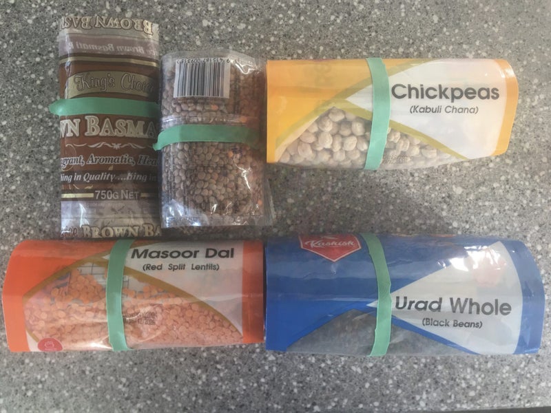Legumes Chickpeas Black Beans Urad Whole Red Split Lentils Masoor Dal Brown Carousel 1
