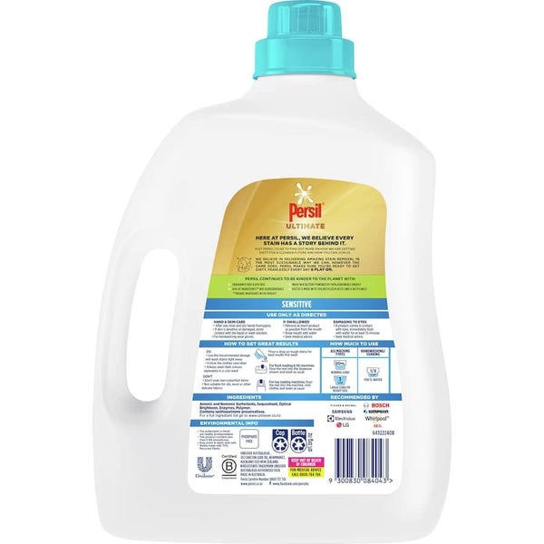 Persil Ultimate Laundry Liquid Sensitive 4L Carousel 2
