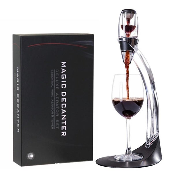 Deluxe Wine Aerator Aerating Pourer Spout And Decanter With 6 Speeds Of Aeration Carousel 1