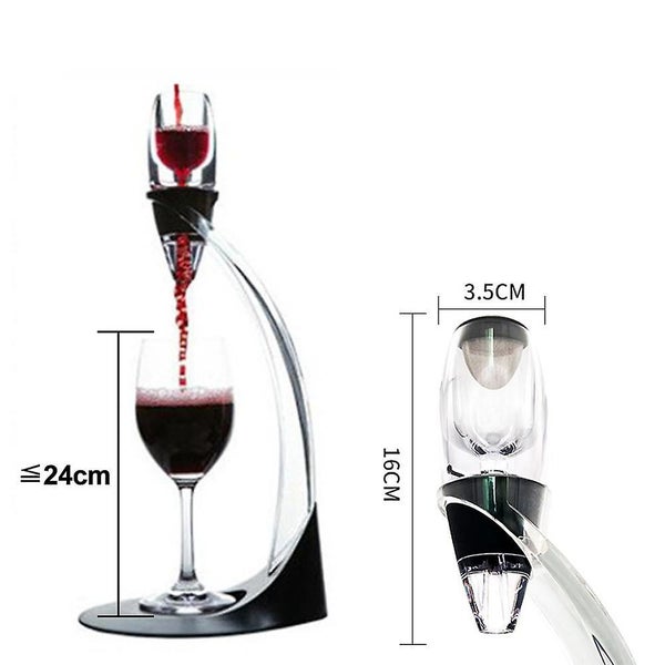 Deluxe Wine Aerator Aerating Pourer Spout And Decanter With 6 Speeds Of Aeration Carousel 2