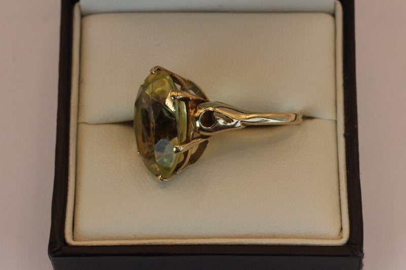 5CT 9ct Large Citrine ring Carousel 2