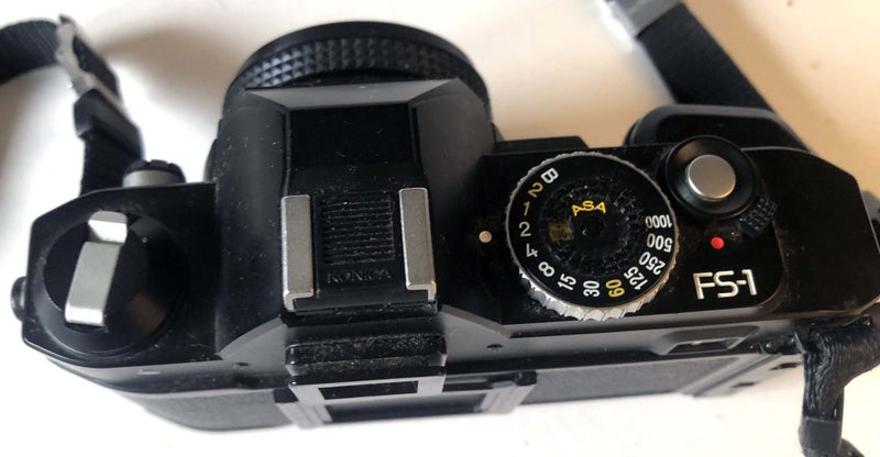 Konica FS-1 with clean 40 mm F 1.8 lens. Carousel 2