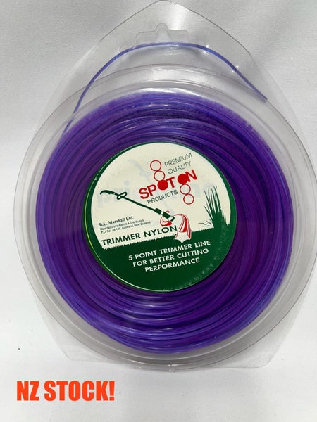 Spot On Trimmer Line Weed Eater Cord! 5 point Aussie Made! 1.6mm x 220MTRS! Carousel 1