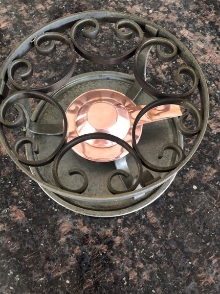 Vintage Copper Fondue Set Carousel 3