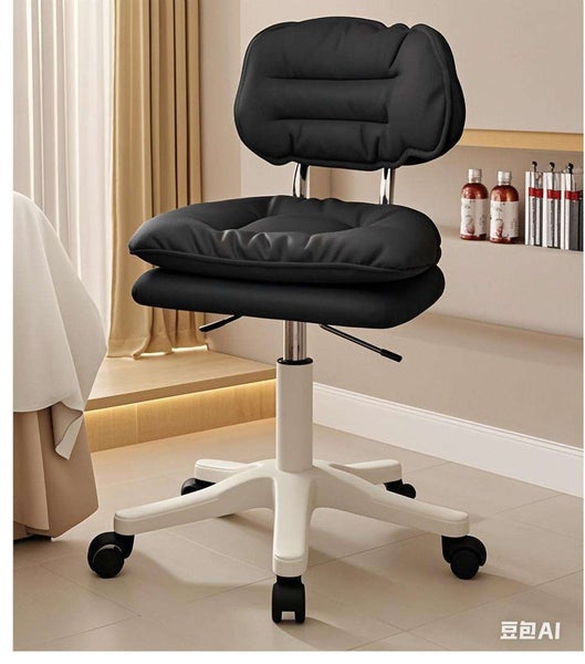 Backrest, Swivel, Height Adjustable Makeup Chair Carousel 1