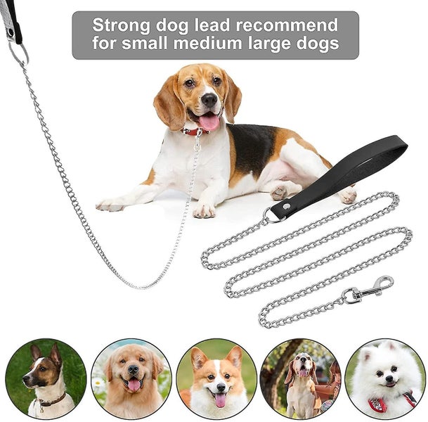Dog Leash Chain, Metal Dog Leash Chew Proof, Chain For Dog, 118 Cm Chain Dog Carousel 5