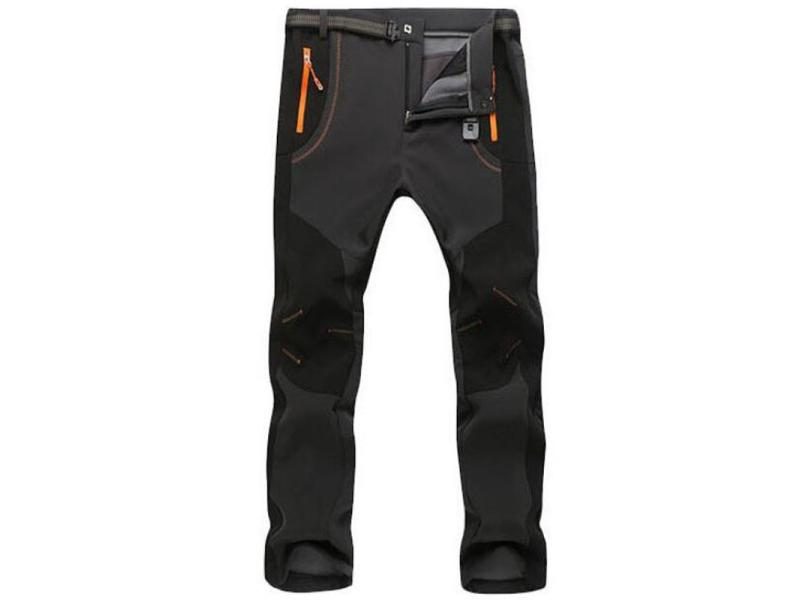 Autumn Winter Thick Fleece Pants Men Outdoor Warm Waterproof Windproof Carousel 2