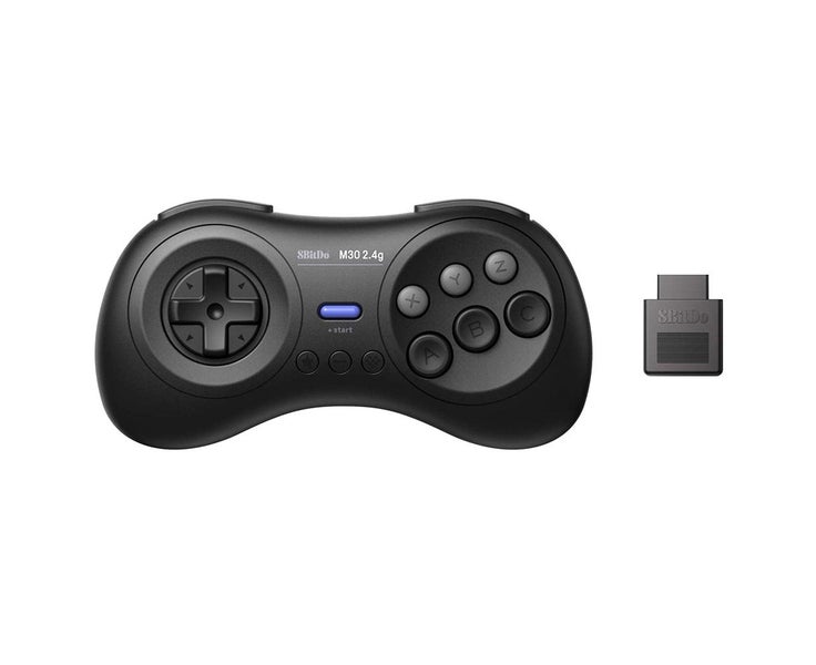 8BitDo M30 2.4G Wireless Gamepad2.4G Receiver for Sega Genesis and Sega Carousel 1