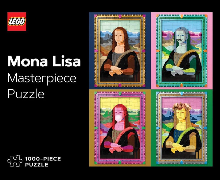 LEGO Masterpiece Puzzle: Mona Lisa 1000-Piece Puzzle by LEGO - Hardcover Carousel 1