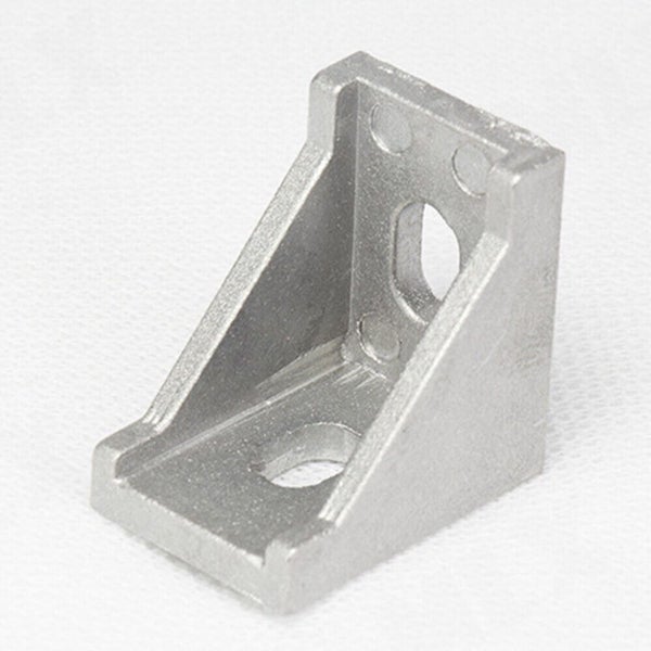 10PCS Profile L Shape Right Angle Bracket Brace Aluminum T-slot Corner Carousel 10
