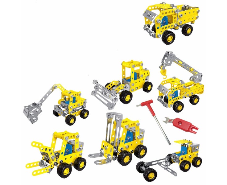 7 inSTEM Toy Set for Boys Learning Engineering Metal Construction Toys Carousel 1