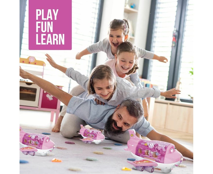 Airplane Toys for Kids, Bump and Go Action for Boys and Girls 3-12 Years Ol Carousel 7