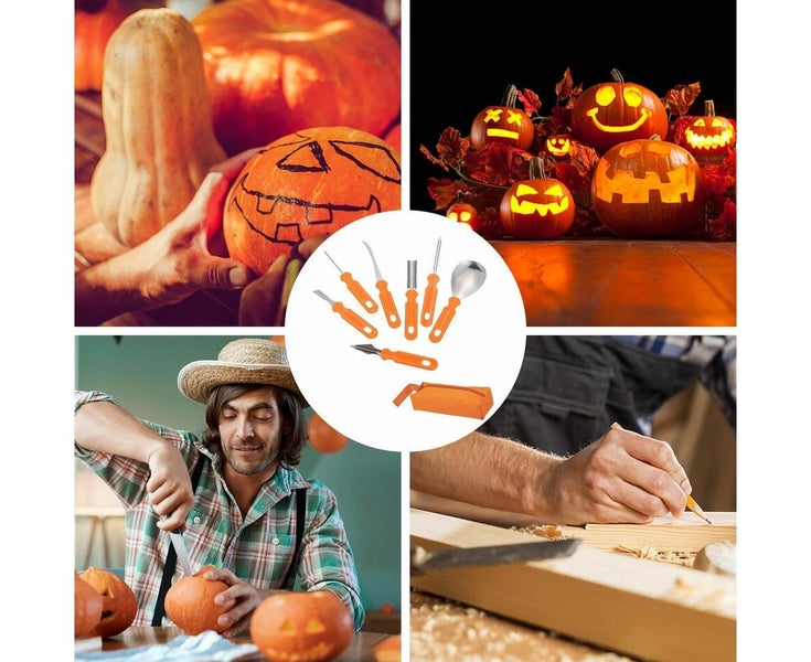 7Halloween Pumpkin Carving Kit Tools Pumpkin Carving Knife Pumpkin Carvi Carousel 8
