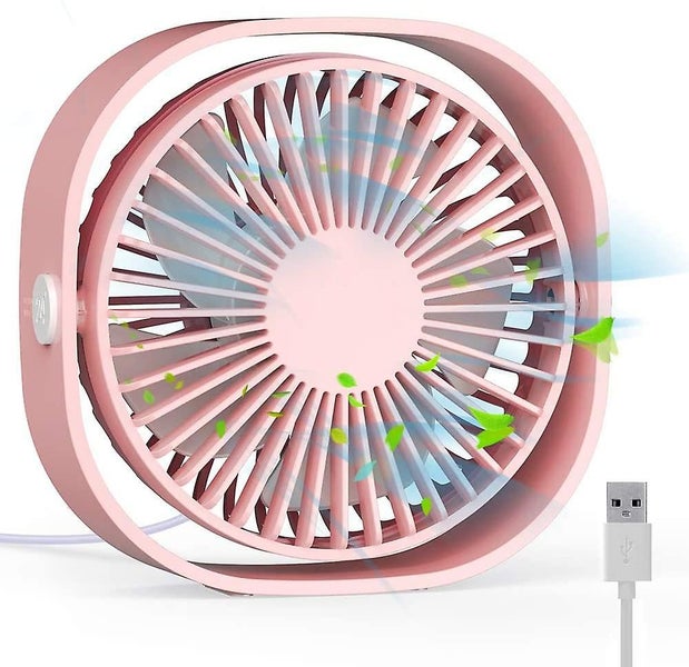 Usb Table Fan 12.3cm Mini Desk Fan Use With 1.2 Meter Cable Portable And Person Carousel 1