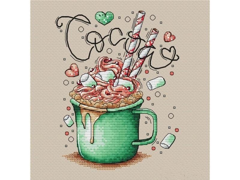 ZZ1013 Homefun Cross Stitch Kit Package Greeting Needlework Counted Carousel 2