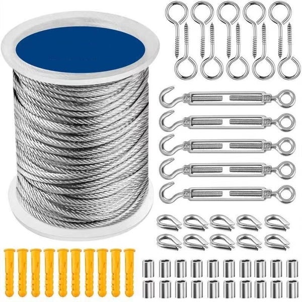 30M Stainless Steel Wire Rope Cable Kit Carousel 1