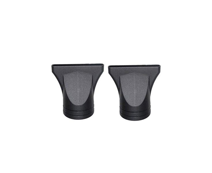 Pack of 2 Black Plastic Hair Dryer Diffuser, Dryer Nozzle Wide Design Plastic Carousel 1