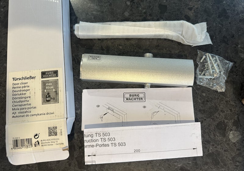 BURG-Wächter TS 503 SB Hydraulic noiseless automatic door closer Burg Waechter Carousel 2