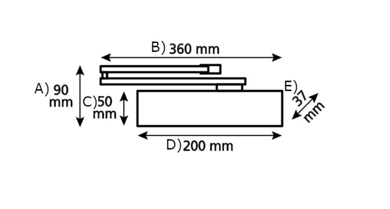 BURG-Wächter TS 503 SB Hydraulic noiseless automatic door closer Burg Waechter Carousel 3