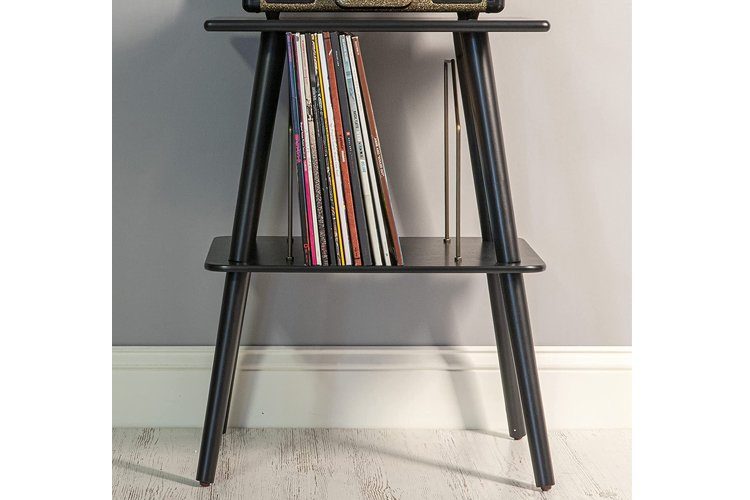 Crosley Manchester Entertainment Center Stand Black Carousel 3