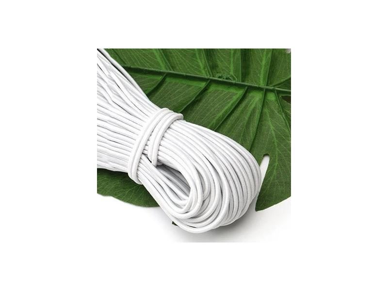 Black White High-Quality Round Elastic Band 1mm-15mm Round Elastic Rope Rubber Carousel 1