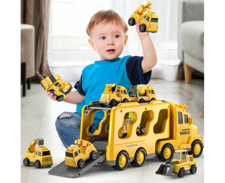 5in1 Construction Toddler Truck Boys Friction Power Vehicle Car Toy for T Carousel 2