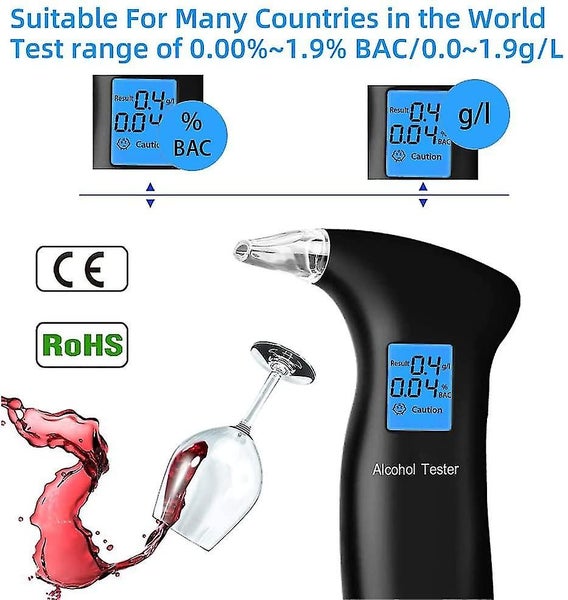 Breathalyzer & Alcohol Tester, Alcohol Breathalyzer Lcd Display Digital Fast, Hi Carousel 2