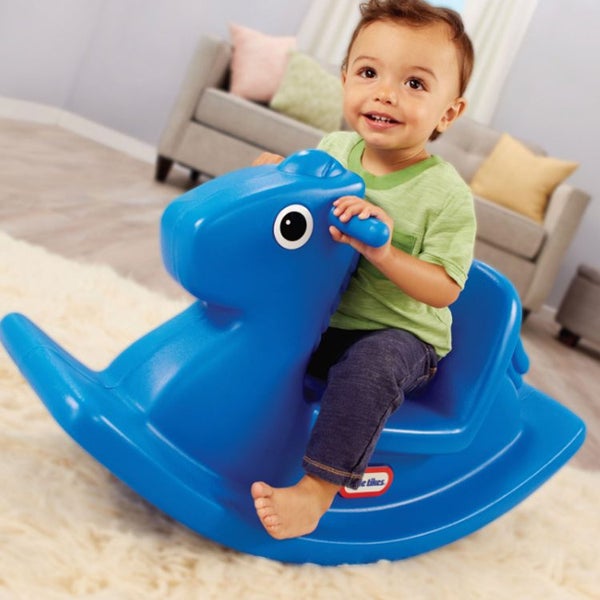 Little Tikes: Rocking Horse - Blue Carousel 5