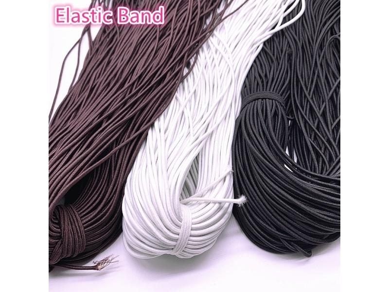 New 1.0--3.0mm High Elastic Round Elastic Band Rubber Band Elastic Cord For Carousel 2