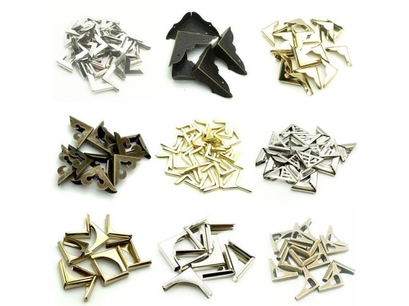 Mixed Styles Retro Metal Gold And Silver DIY Bronze Book Scrapbooking Album Carousel 2