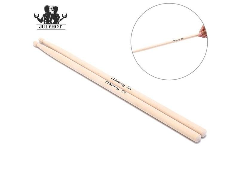 One Pair Professional Drum Sticks High Quality Wood Drumsticks 7A Musical Carousel 2
