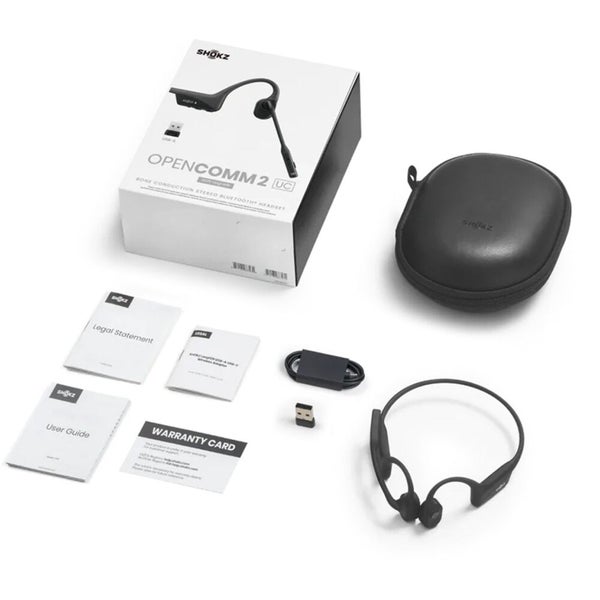 Shokz OpenComm2 UC (2025 Upgrade) Wireless Open-Ear Bone Conduction Stereo Carousel 6