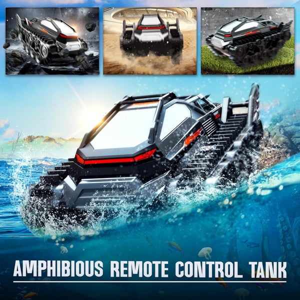 Amphibious Remote Control Car 2.4Ghz Off Road Remote Control Tank Carousel 1