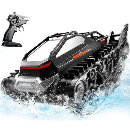Amphibious Remote Control Car 2.4Ghz Off Road Remote Control Tank Carousel 2