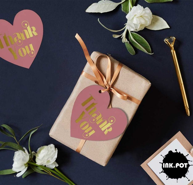 Inkdotpot Thank You Special Favor Paper Hang Tags for Crafting Gifts Carousel 6