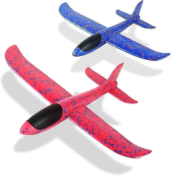 2 Pack Foam Airplane Toys, 12.4 Throwing Foam Plane,flying Toy For Kids, Gifts F Carousel 1